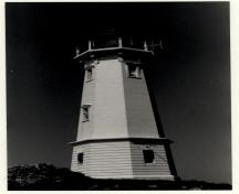 General view of the Tower at Louisbourg, 1990.; Canadian Coast Guard / Garde côtière canadienne, 1990.