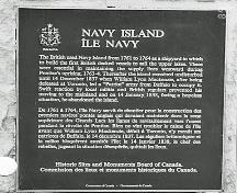 Plaque; Parks Canada