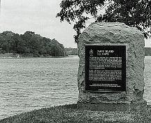 Plaque location.; Parks Canada