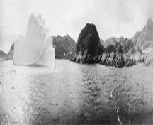 Vue panoramique de l'entrée à l'Île Blacklead, 1903.; Library and Archives Canada \ Bibliothèque et Archives Canada, A.P. Low, 3203732, 1903.