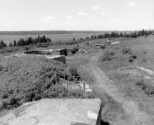 General view of the Harbour Channel from Fort McNab, 1996.; Agence Parcs Canada / Parks Canada Agency, 1996.