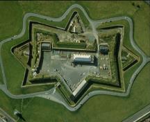 Aerial view of Halifax Citadel National Historic Site of Canada.; Parks Canada Agency / Agence Parcs Canada