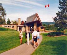 General view of the setting of the Alexander Graham Bell museum in Baddeck Nova Scotia.; Parks Canada Agency / Agence Parcs Canada, n.d.