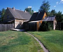 General view of Fort St. James showing the Officer’s Dwelling, 2003.; Parks Canada Agency / Agence Parcs Canada, D. Houston, 2003.