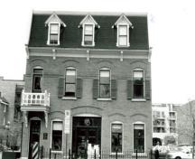 Exterior photo; (Kate MacFarlane, Architectural History Branch - Canadian Parks Service, 1988.)