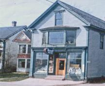 C. Allison Peck's house and store viewed from the west, 1968. The million dollar pump was in the backyard.; Village of Hillsborough, William Henry Steeves House archives