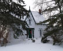 Front view of the residence; Town of Oromocto