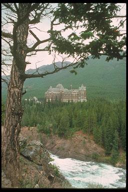 General view of the Banff Springs Hotel
