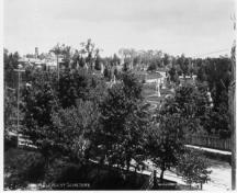 General view of Mount Pleasant Cemetery, ca. 1890.; National Archives of Canada / Archives nationales du Canada, RD-570, ca./vers 1890.