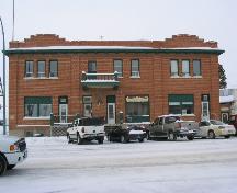 Front exterior view of Rocanville Farmers Building, 2003; Government of Saskatchewan, J. Kasperski, 2003.