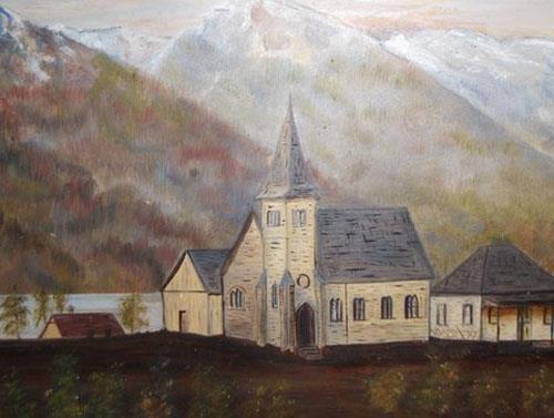 St. Andrew's United Church painting