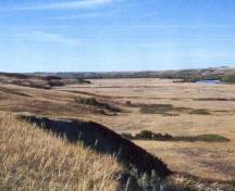 General view of Blackfoot Crossing, showing the Treaty Flats.; Parks Canada Agency / Agence Parcs Canada.
