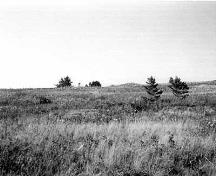 General view of Île aux Basques, showing the Hippolyte Bernier farm.; Parks Canada Agency / Agence Parcs Canada, Daniel Laroche.
