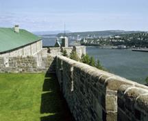 General view of the Québec Citadel, 1993.; Parks Canada Agency/Agence Parks Canada, H.05.117.02.06(13), 1993.