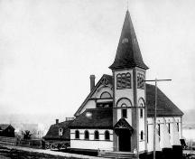 Historic Exterior view of St. Paul's Reformed Episcopal Church, 1899; New Westminster Public Library, NWPL 3080