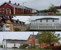 Selection of buildings within Heart’s Content Heritage District, Heart's Content, NL. ; © HFNL/Andrea O'Brien 2013 