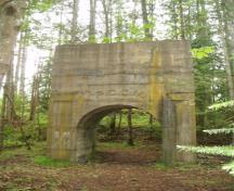 Morden Colliery concrete arch; BC Heritage Branch
