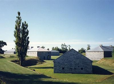 Vue de la Poudrière à Fort Lennox