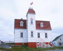 View of the front façade of Greenspond Courthouse, Greenspond, NL. ; © HFNL 2002