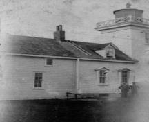Lighthouse and dwelling, ca 1910; Carol Livingstone Private Collection