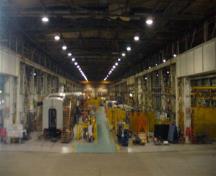 General view of Canadian Car & Foundry National Historic Site of Canada, showing the Production Bay 'B,' 2008.; Parks Canada Agency/Agence Parcs Canada, D. Dodd, 2008