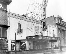 Exterior view of the Columbia Theatre, nd; New Westminster Public Library, NWPL 1239