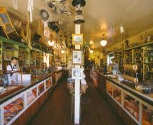 Interior view of General Store; BC Heritage Branch