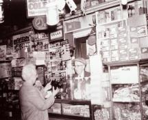 Store interior ca 1950s-1960s; Victoria Seaport Eco-Museum Collection