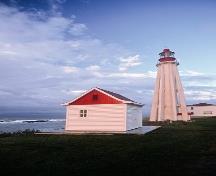 General view of Pointe-au-Père Lighthouse; Agence Parcs Canada | Parks Canada Agency