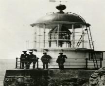 Photographie historique du phare de Belle Isle, extrémité Sud (Inférieure), 1921; Transport Canada | Transports Canada, 8080-810, vol. 2.