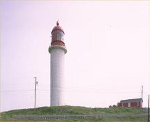 General view of Cape Race Lighthouse, 1990.; Parks Canada Agency \ Agence Parcs Canada