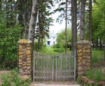 Front stone gate; Province of PEI, F. Pound, 2009