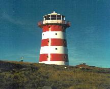 Cape Pine Lighthouse Recognized Federal Heritage Building; Parcs Canada - Parks Canada (1990).