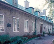 View of Château De Ramezay / India House, showing the stone walls.; Agence Parcs Canada / Parks Canada Agency.