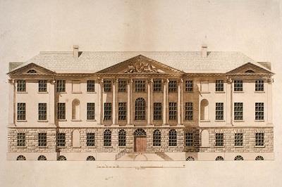 Architectural elevation of Province House, 1819