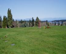 View of Nanaimo Public Cemetery; Vancouver Coal Mining and Land Company