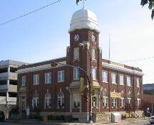 View of building in its prominent location on Meridian Avenue, 2004.; Government of Saskatchewan, Jennifer Bisson, 2004.