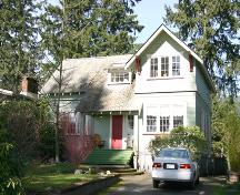 Exterior view of 842 Cumberland Crescent; City of North Vancouver, 2005