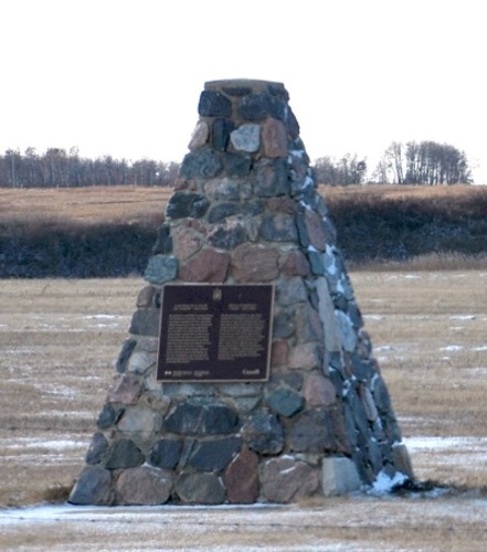 Cairn at the site