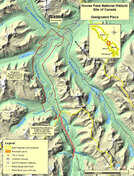 Map showing designated place; Parks Canada Agency / Agence Parcs Canada, 2004 (Dave Gilbride, Lake Louise, Yoho and Kootenay Field Unit)