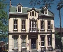 Benjamin Wier House, Italiate style facade, Halifax, Nova Scotia, 1997.; HRM Planning and Development Services, Heritage Property Program, 1997.