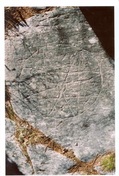 Pétroglyphes au lieu historique national du Canada des Pétroglyphes-de-Bedford, 2005.; Parks Canada | Parcs Canada