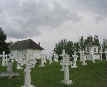 Southeast elevation of St. Demetrius Romanian Greek Orthodox Church Site, 2005.; Government of Saskatchewan, Brett Quiring, 2005.