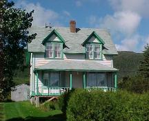 Exterior photo of front facade, Haliburton House, Woody Point, NL.; Town of Woody Point 2005