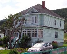 Exterior photo of front and right facade of Edward J. Roberts House, Woody Point, NL.; Town of Woody Point 2005