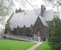 St. John's Anglican Church, northwest perspective, 2004; Heritage Division, N.S. Dept. of Tourism, Culture and Heritage, 2004