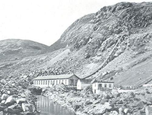 Petty Harbour Hydro-Electric Station, c1900.