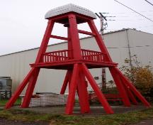 Exterior photo of the Harbour Grace Fire Bell, located on Water Street, Harbour Grace.  Photo taken November 1, 2005.; HFNL/ Deborah O'Rielly 2005