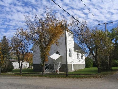 View of front and east façades from Northwest