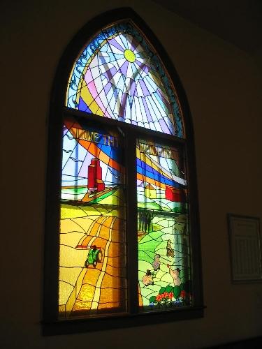 Stained glass window